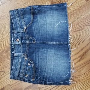 Guess Jean Skirt Size 26